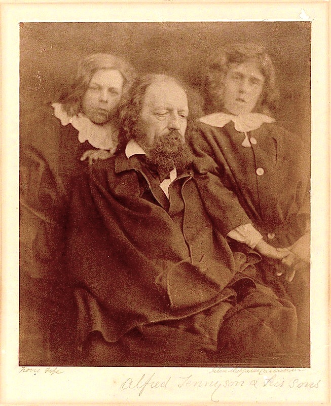 Portrait of Tennyson and sons by Julia Cameron